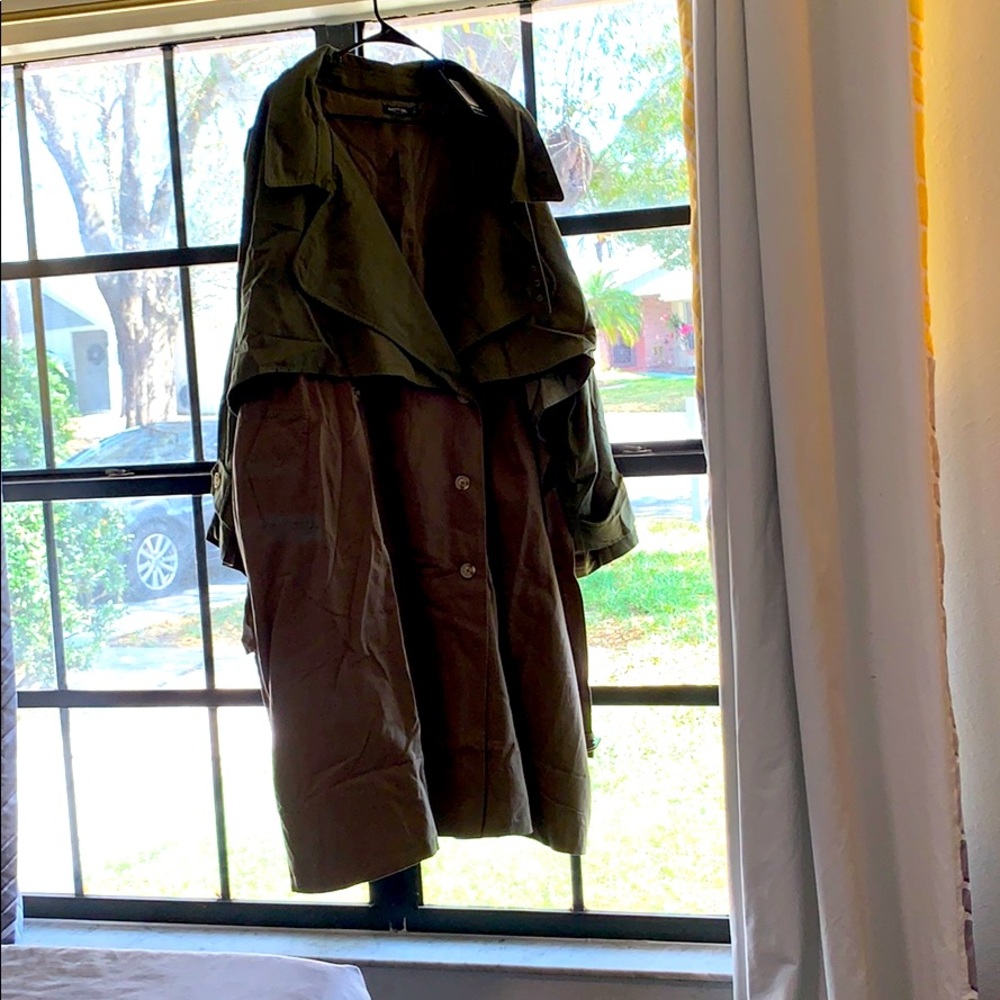 Oversized trench coat